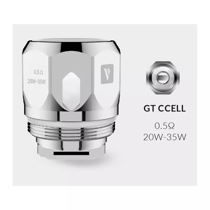 Coil - GT CCELL Core 0.5 Ohm - Vaporesso (pack de 3) Vaprotex SARL Maroc