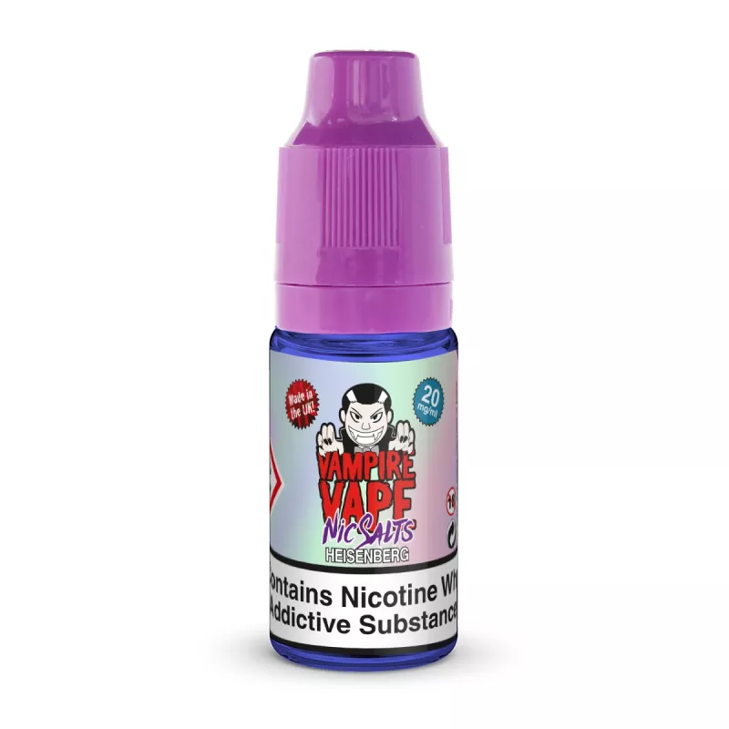 Vampire Vape Heisenberg  Nic Salt 10ML - TPD BE Vapitex Maroc