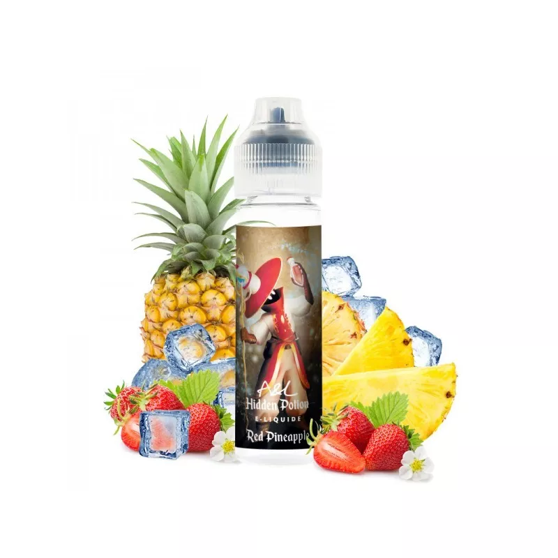 A & L Red Pineapple 00MG/50ML - ZHC - Hidden Potion Vapitex Maroc