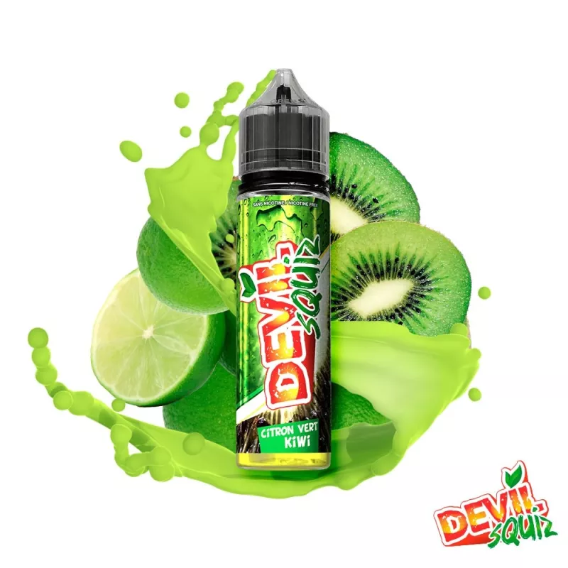 AVAP - DEVIL SQUIZ - Citron vert Kiwi 00MG/50ml - ZHC Vapitex Maroc