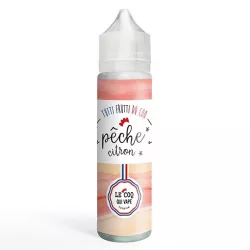 Le Coq qui Vape - Pêche Citron 00MG/50ml Tutti Frutti - ZHC Vapitex Maroc