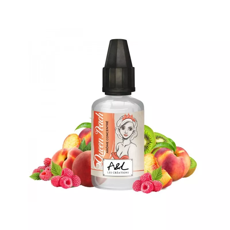 A & L - Queen Peach 30ml Les Créations - Concentré Vapitex Maroc