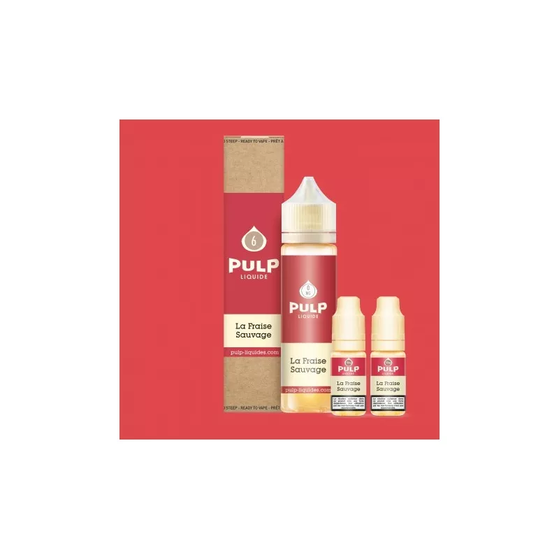Pulp - La Fraise Sauvage 60ML - Pack Vapitex Maroc