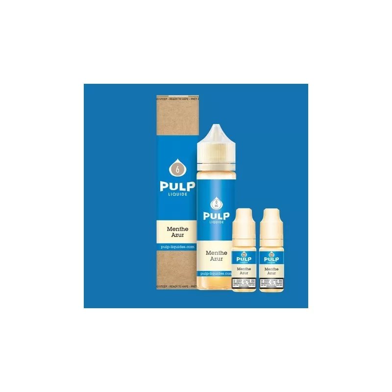 Pulp - Menthe Azur 60ML - Pack Vapitex Maroc
