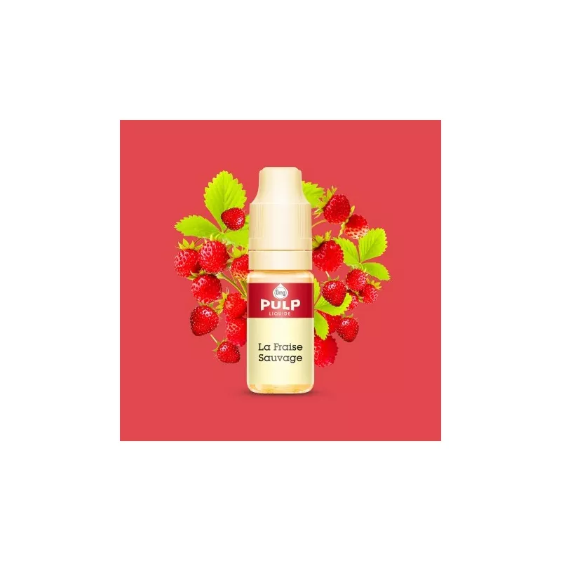 Pulp La Fraise Sauvage 10ML Vapitex Maroc
