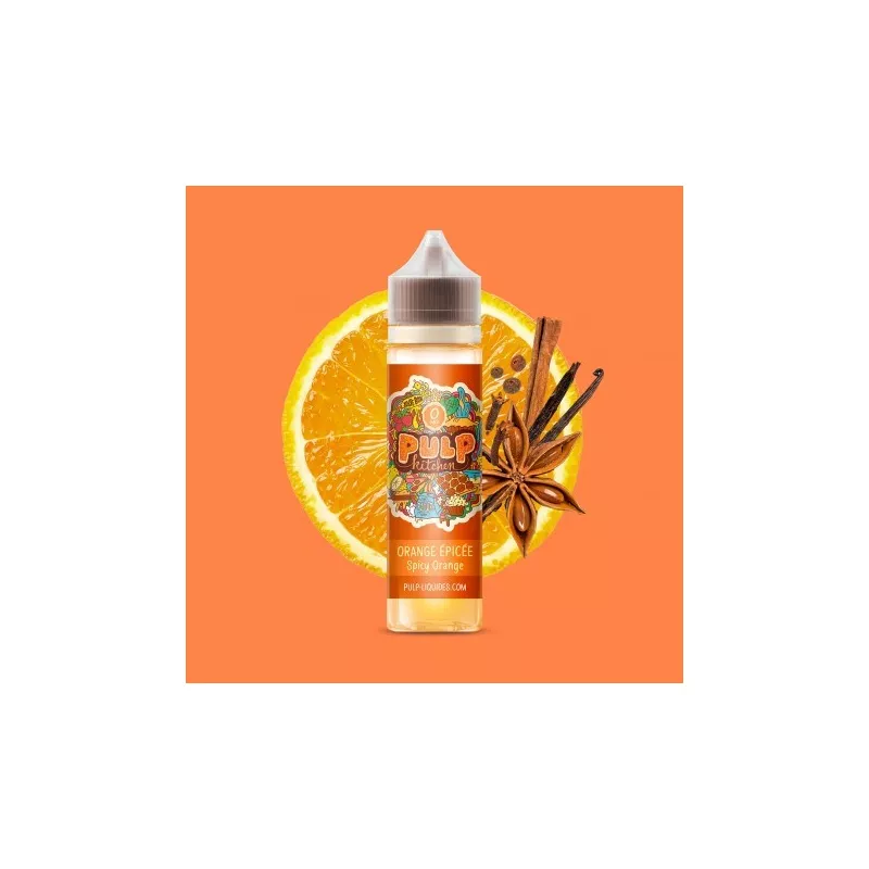Pulp Kitchen - Orange épicée - 50 ml - 00mg/ZHC Vapitex Maroc
