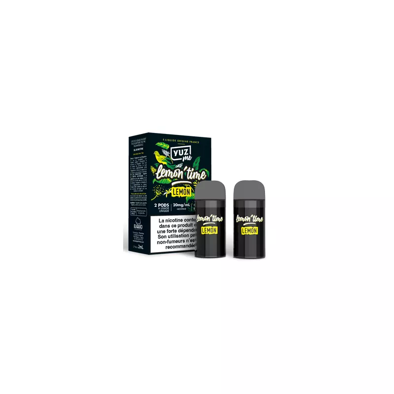 Pod/Puff - YuzMe Lemon 2 recharges 2ML (600 puffs) Vapitex Maroc