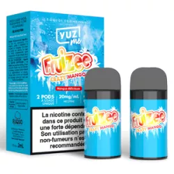 Pod/Puff - YuzMe  Crazy Mango 2 recharges 2ML (600 puffs) Vapitex Maroc