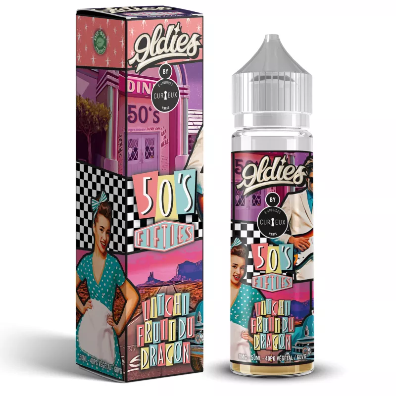 OLDIES - FIFTIES - 50'S 00MG/50ML - BY CURIEUX Vapitex Maroc OLDIES - FIFTIES - 50'S 00MG/50ML - BY CURIEUX Vapitex Maroc
