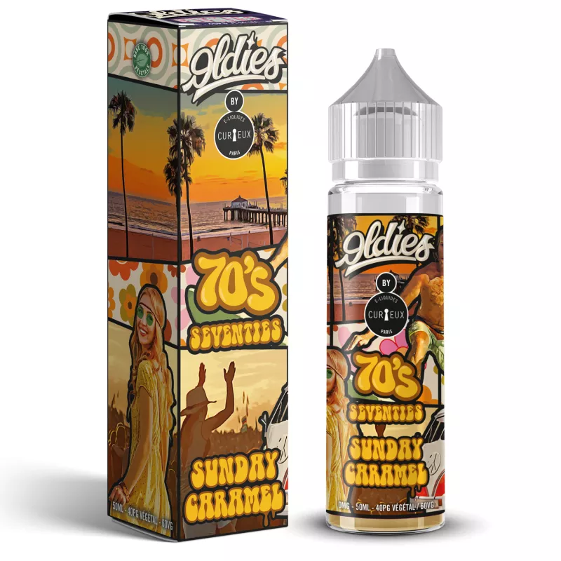 OLDIES - SEVENTIES - 70'S 00MG/50ML -  BY CURIEUX Vapitex Maroc