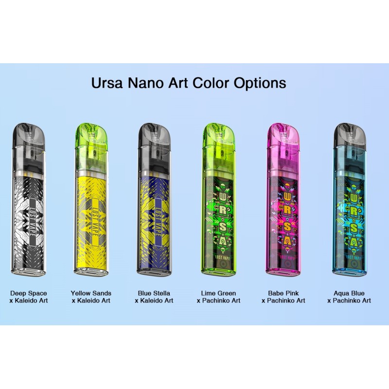 Pack - Pod Ursa Nano Art 800mAh Lost Vape Vapitex Maroc