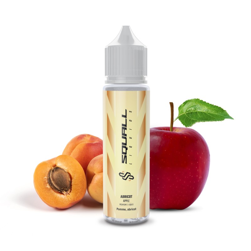 Squall - Abricot 50ML, 00MG/03MG/06MG Vapitex Maroc